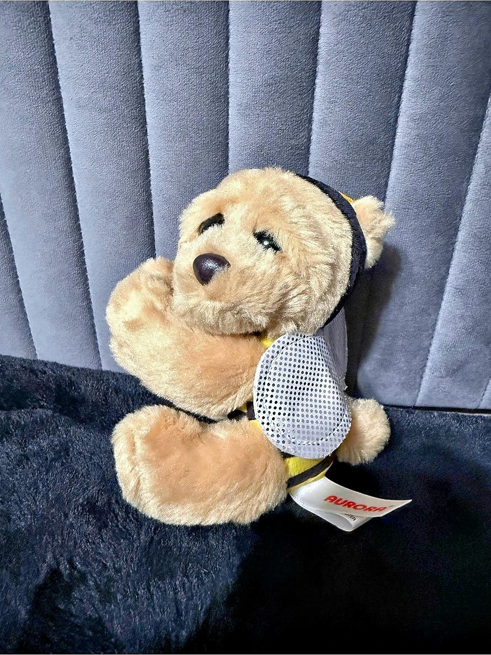 Aurora Bee Bug Bear Hugging Bear Plush Toy Yellow & Black NWT